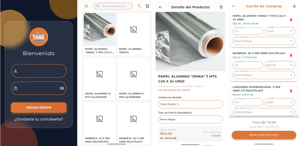 App de ventas externas